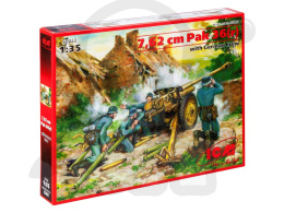 7,62 cm Pak 36 (r) with German Crew (4 figures) 1:35