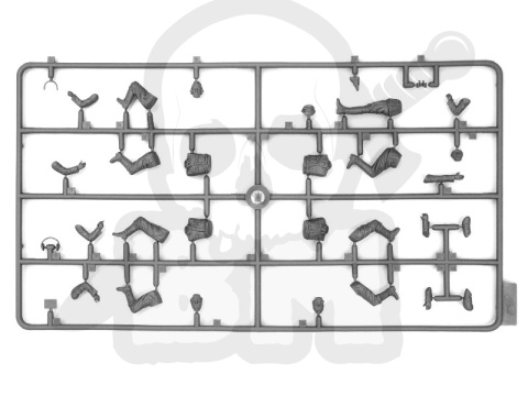 German Command Vehicle Crew (1939-1942) 4 figures 1:35