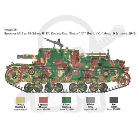 1:35 Semovente M.42 da 75/18mm