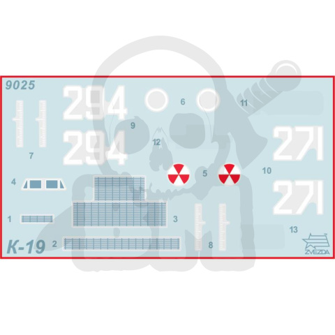 1:350 Soviet nuclear submarine K-19
