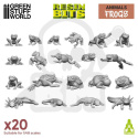 3D Printed Frogs and Toads - żaby i ropuchy 20 szt.