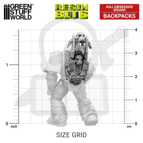 3D Printed DakkaDakka - Kill Obsessed Squad - Khorne Backpacks