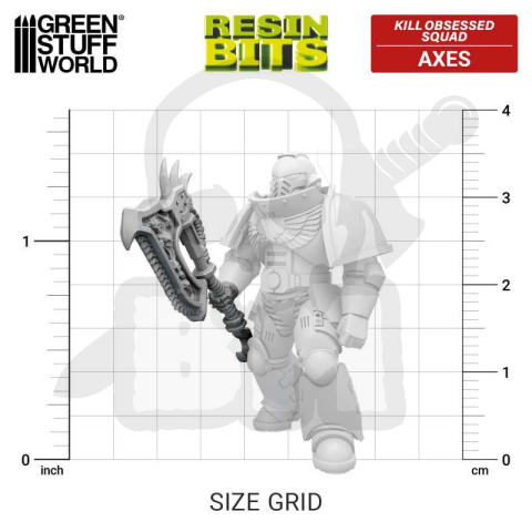 3D Printed DakkaDakka - Kill Obsessed Squad - Khorne Axes