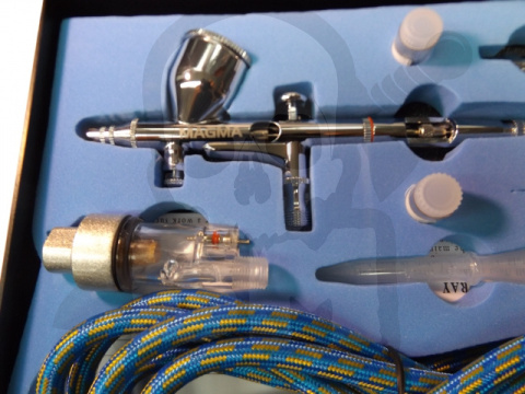 Aerograf AB-180K + 3 x dysze do modelarstwa