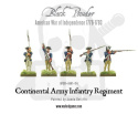 American War of Independence Continental Army Infantry Frame 6szt.