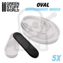 Containment Moulds formy do odlewania podstawek owalne 5 szt.