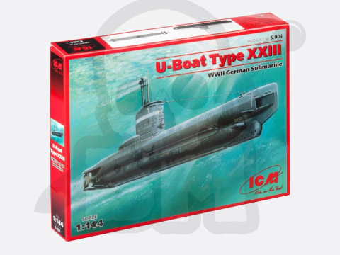 German Submarine U-Boat Type XXIII 1:144