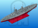 Kronprinzt WWI German Battleship (full hull & waterline) 1:700