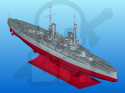 Kronprinzt WWI German Battleship (full hull & waterline) 1:700