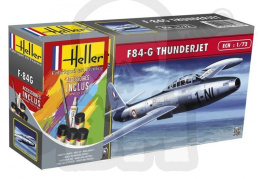 Heller 56278 Starter Set - F-84G Thunderjet 1:72