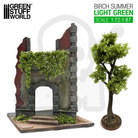 Ivy Foliage - Light Green Birch - Small 1:72 - 1:87 140x70mm