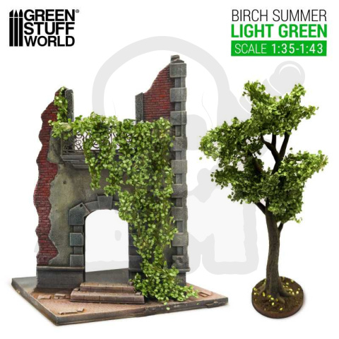 Ivy Foliage - Light Green Birch - Large 1:35 - 1:43 140x70mm