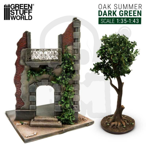 Ivy Foliage - Dark Green Oak - Large 1:35 - 1:43 140x70mm
