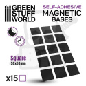 Square Magnetic Sheet SELF-ADHESIVE - 50x50mm