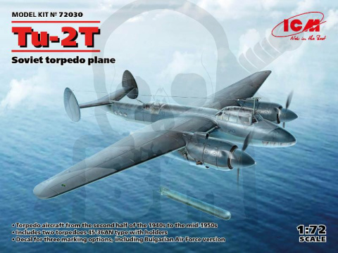 Tu-2T Soviet torpedo plane 1:72