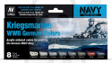 Vallejo 71615 Zestaw Model Air 8 farb - Navy Kriegsmarine
