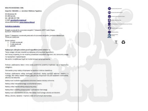 Zestaw szczoteczek do czyszczenia aerografów pistoletów lakierniczych