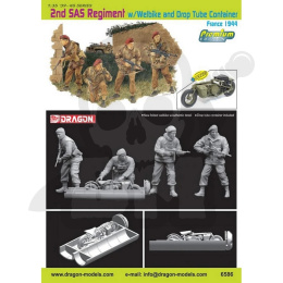1:35 British 2nd SAS Regiment w/Welbike and Drop Tube Container (France 1944)