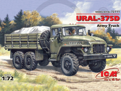 URAL-375D Army Truck 1:72