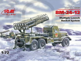 BM-24-12 Multiple Launch Rocket System on ZiL-157 base 1:72