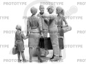 Chernobyl#5. Evacuation (4 adults, 1 child and luggage) 1:35