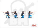 American Civil War Union Infantry 4 figures 1:35