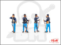 American Civil War Union Infantry 4 figures 1:35