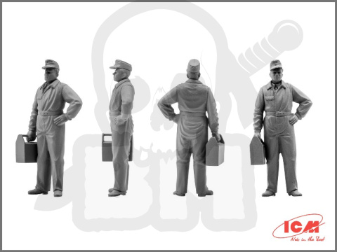 German Luftwaffe Pilots and Ground Personnel (1939-1945) 7 figures 1:48