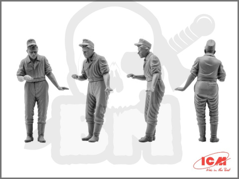 German Luftwaffe Pilots and Ground Personnel (1939-1945) 7 figures 1:48