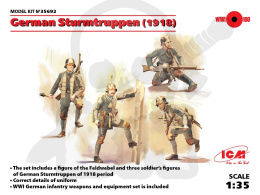 German Sturmtruppen (1918) 4 figures 1:35