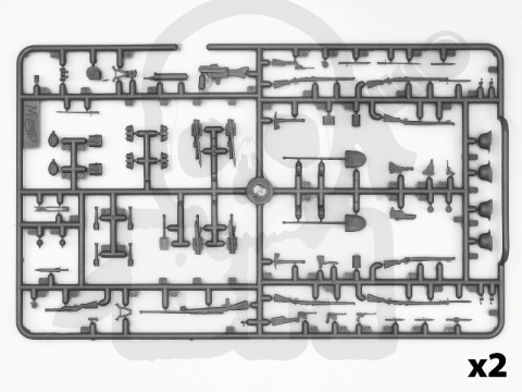 German Sturmtruppen (1918) 4 figures 1:35