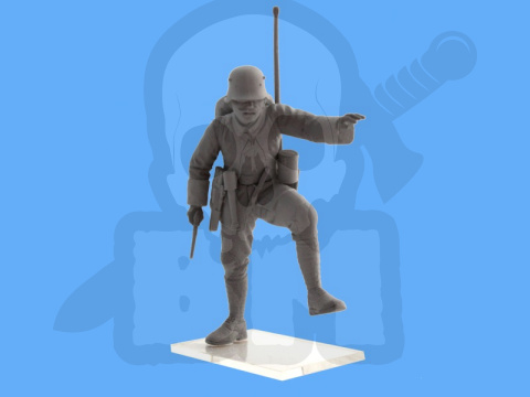 German Sturmtruppen (1918) 4 figures 1:35
