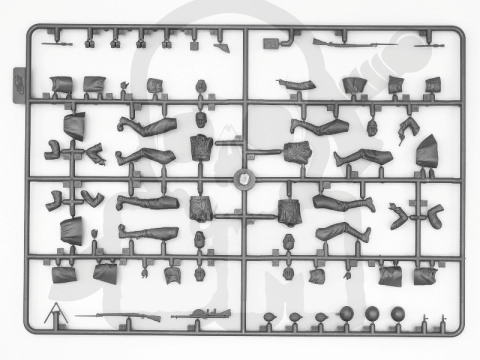 Greek Evzones (1940-1941) 4 figures 1:35