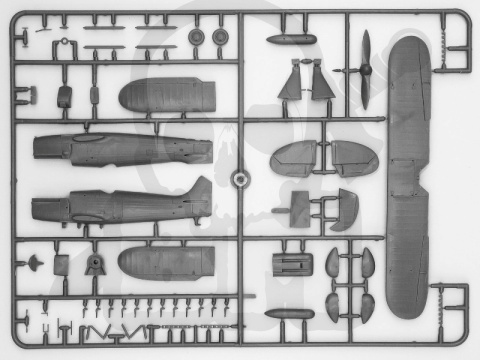 Heinkel He 51A-1 German Biplane Fighter 1:72