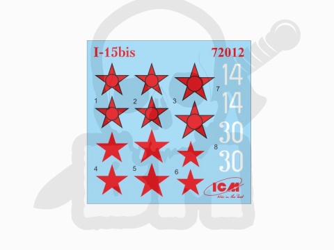 I-15 bis WWII Soviet Biplane Fighter 1:72