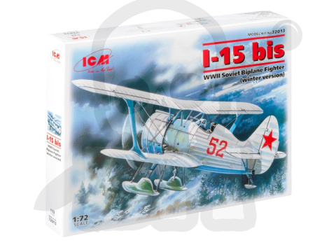 I-15 bis (winter version) Soviet Biplane Fighter 1:72
