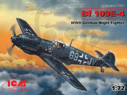 Messerschmitt Bf 109E-4 WWII German Night Fighter 1:72