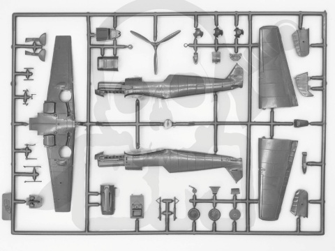 Messerschmitt Bf 109E-7/B WWII German Fighter-Bomber 1:72