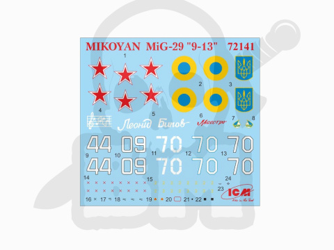 Mikoyan-29 Mig-29 “9-13” Soviet Frontline Fighter 1:72