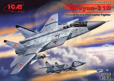 Mikoyan-31B Russian Heavy Interceptor Fighter 1:72