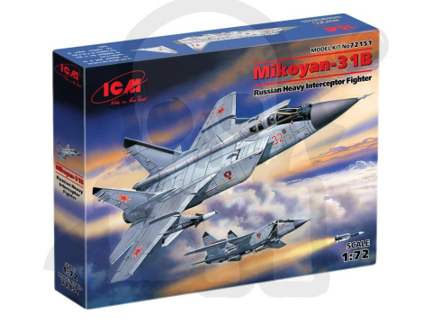 Mikoyan-31B Russian Heavy Interceptor Fighter 1:72