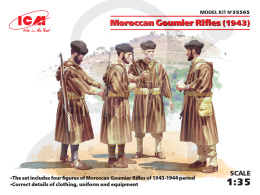 Moroccan Goumier Rifles (1943) 4 figures 1:35