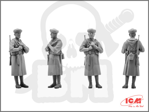 Moroccan Goumier Rifles (1943) 4 figures 1:35