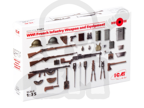 WWI French Infantry Weapon and Equipment 1:35