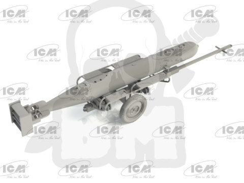 WWII German Torpedo Trailer 1:48