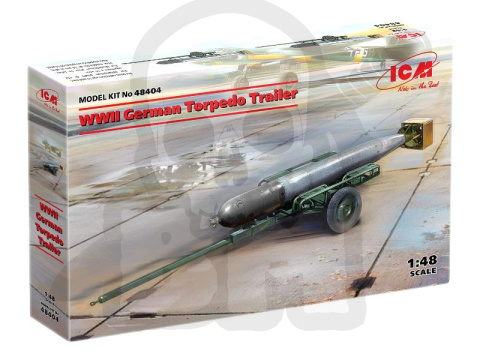 WWII German Torpedo Trailer 1:48