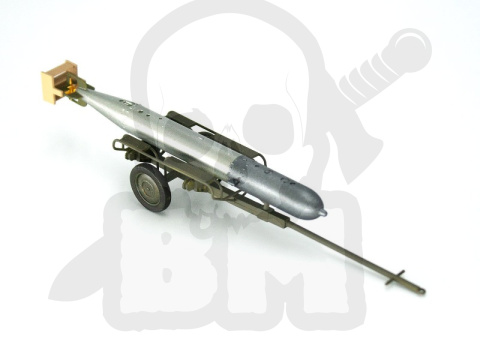 WWII German Torpedo Trailer 1:48