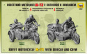 1:35 Soviet Motorcycle M-72 with sidecar and Crew