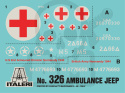 1:35 1/4 ton. 4x4 Ambulance Jeep