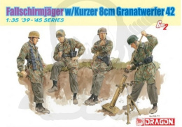 1:35 Fallschirmjager w/Kurzer 8cm Granatwerfer42